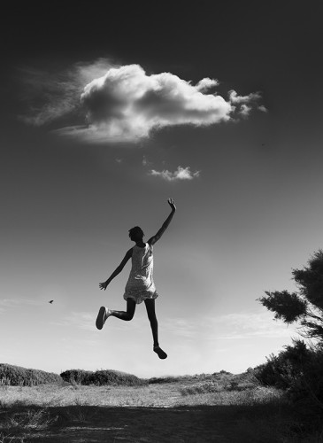 Adeline Spengler THEJUMP TOUCH THE SKY 70x70cm 2013 photographie -BD