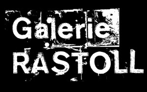 Logo fond noir Galerie RASTOLL-BD